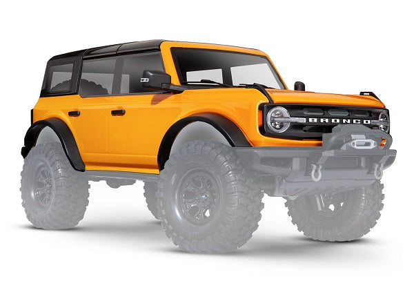 TRAXXAS Cyber Orange Painted Body Shell w/ Trims suit TRX-4 2021 Ford Bronco - 9211X