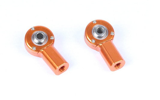 ROVAN Rr Upper Suspension Arm Ball Ends Orange Aluminium w/ Pivot Balls 2pcs - ROV-95108A