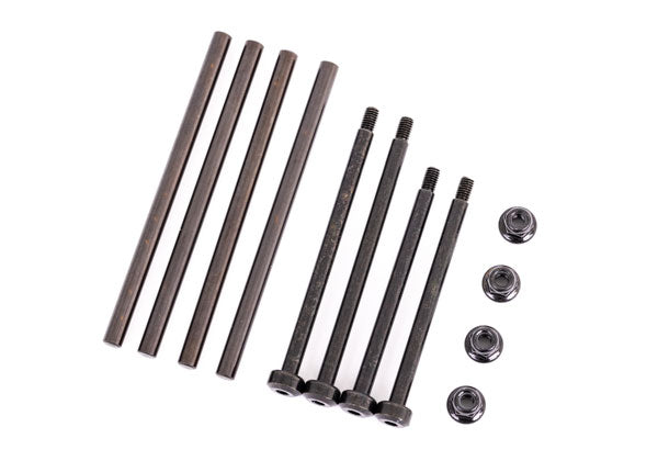 TRAXXAS Complete Hinge Pin Set Hardened Steel w/ Nuts suit Sledge 8pcs - 9540