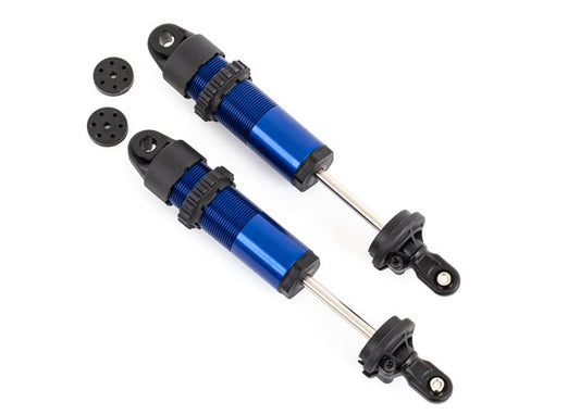 TRAXXAS GT-Maxx Rr Shocks Blue Aluminium No Springs 2pcs - 9661