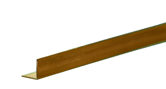 K+S 1/4in(6.35mm)x300mm Brass Angle - KS9882