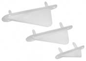 DUBRO 60.32mm Wing Tip & Tail Skid 2pcs - DBR992