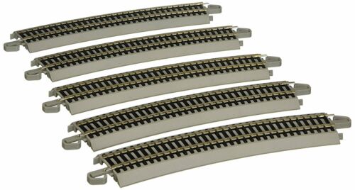 BACHMANN 26" Radius Curved Track 5pcs HO - BAC44519