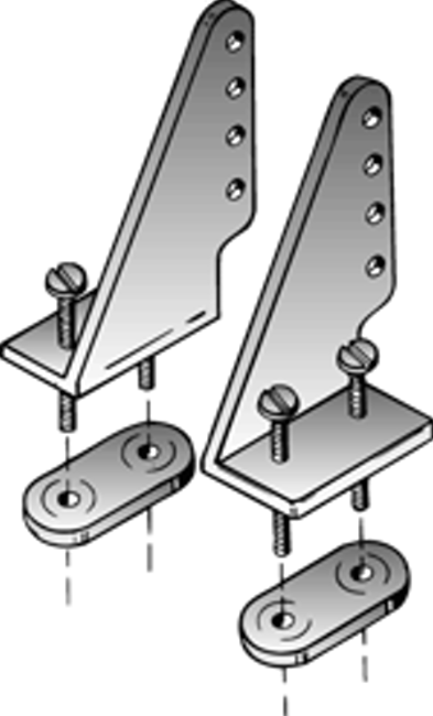 DUBRO Nylon Control Horns L&R 1pc/ea - DBR105