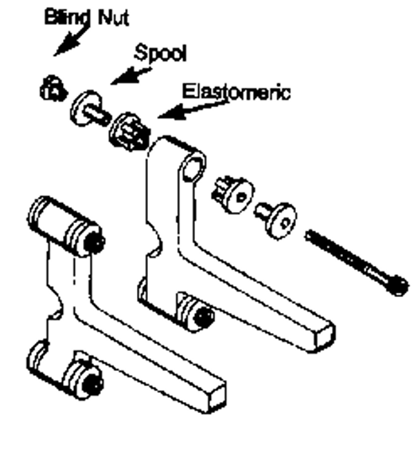 DUBRO .45-.80 4-Stroke Engine Mount Set - DBR682