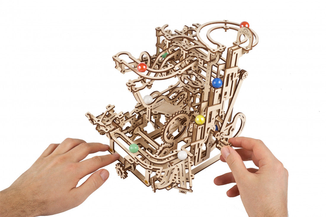 UGEARS No.3 Marble Run Tiered Hoist - 70170