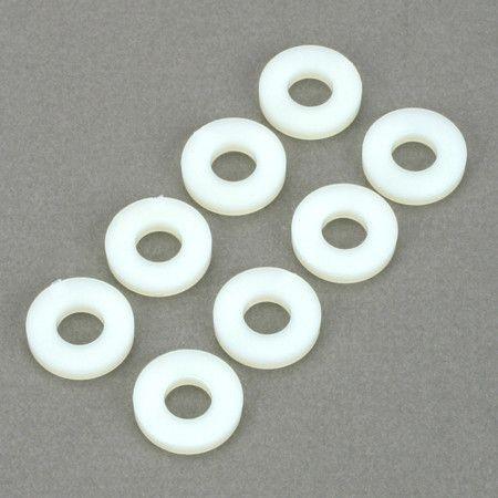 DUBRO No.8 Nylon Flat Washers 8pcs - DBR637