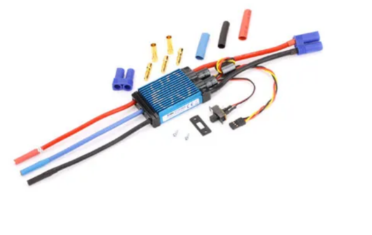 E-FLITE 80A Pro Switch-Mode BEC Brushless ESC V2 w/ EC5 - EFLA1080