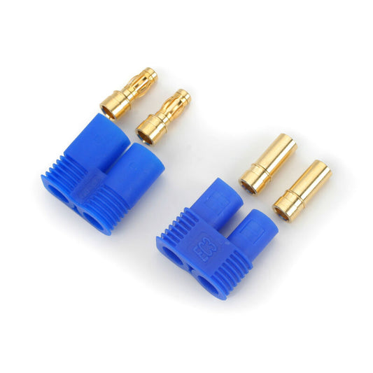 E-FLITE EC3 Male & Female Plug 1pc/ea - EFLAEC303