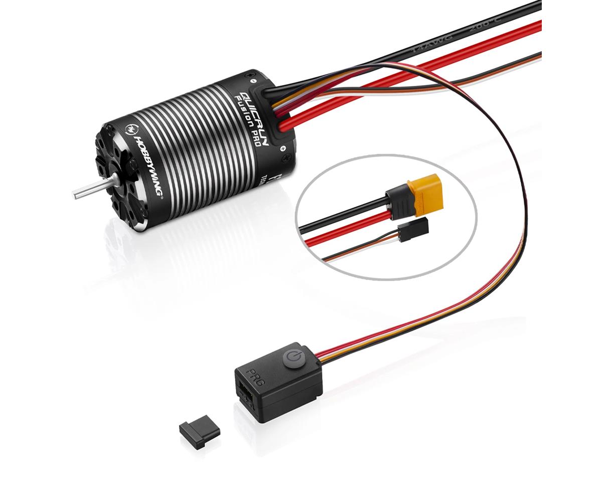 HOBBYWING QUICRUN 2300kv Fusion Pro 2-in-1 540 Sensored Brushless Crawler Motor & 60A WP ESC - HW30120402