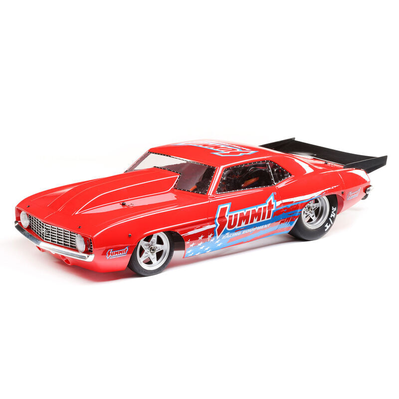 LOSI 1969 Camaro 22S Red Summit Brushless No Prep Drag Car LOS03035T1