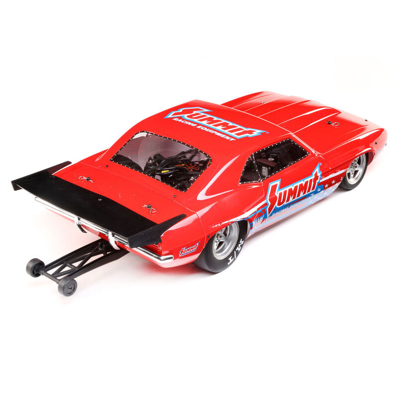 LOSI 1969 Camaro 22S Red Summit Brushless No Prep Drag Car LOS03035T1