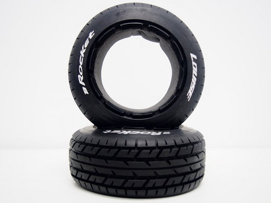 LOUISE B-ROCKET 1:5 Buggy Front Sport Tyres w/Foam 2pcs - LT3266I