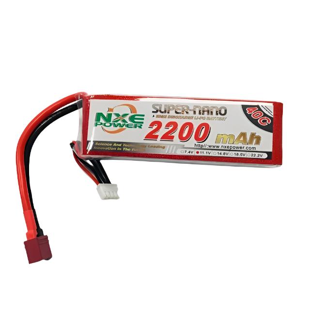 NXE 2200mah 11.1V 40C Lipo Battery SC Deans - 2200SC403SDEAN