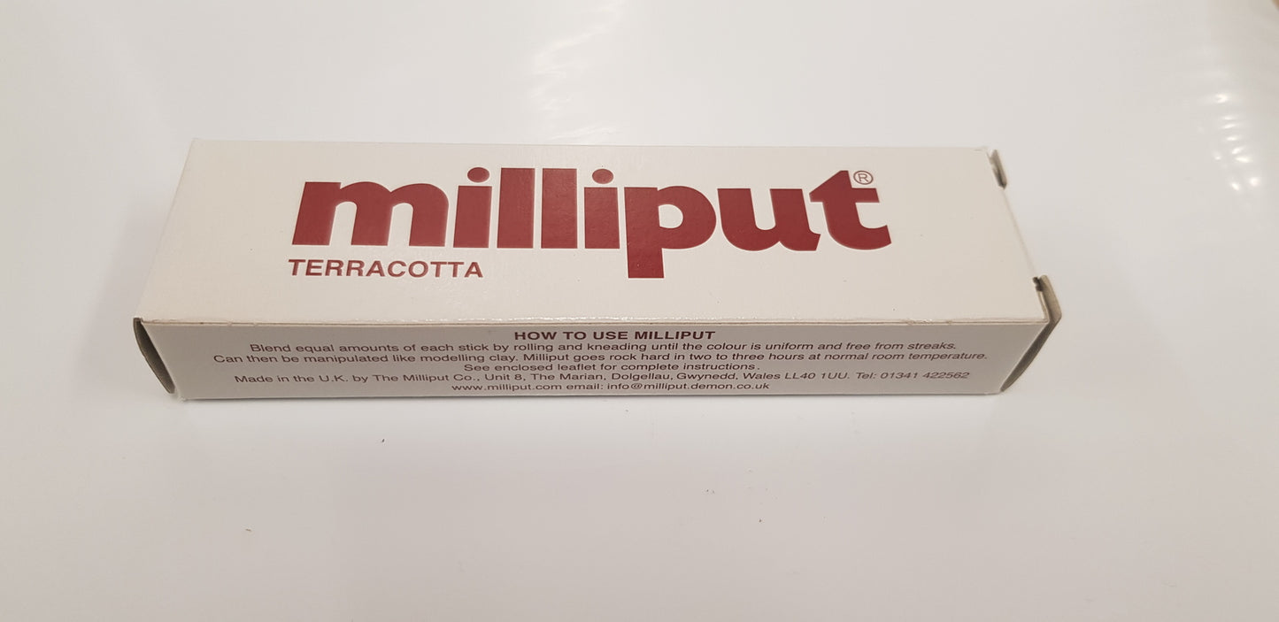 MILLIPUT Terracotta 2-Part Epoxy Putty 113.4g - MPT-TERRACOTTA