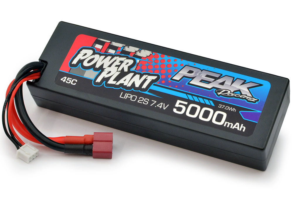 PEAK RACING 5000mah 7.4V 45C HC Lipo Battery - PEK00545