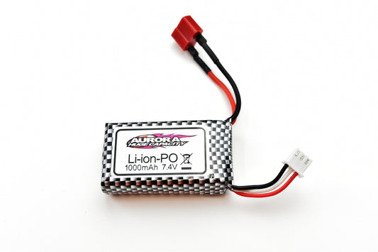 Lipo Battery 1000mah 7.4V Deans Conn. - QJ02