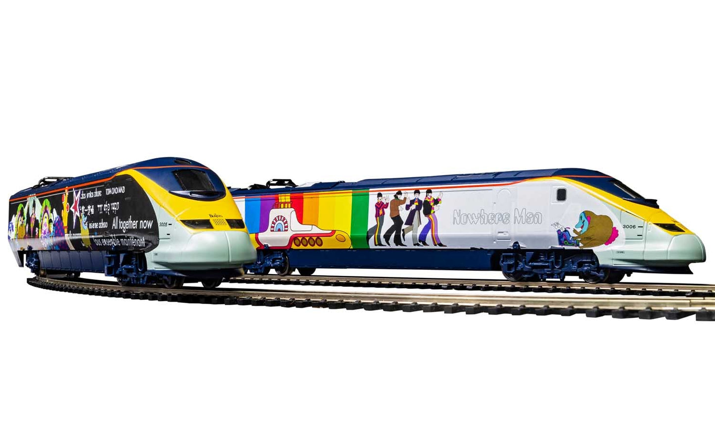 HORNBY Eurostar Yellow Submarine Train Set - R1253M