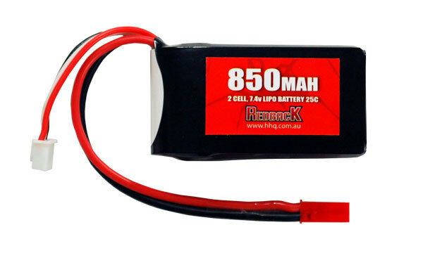 REDBACK 850mah 7.4V 25C Lipo Battery - RBLP2C085