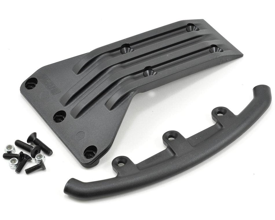 RPM Fr Bumper & Skid Plate suit Baja 5B Black - RPM-81972