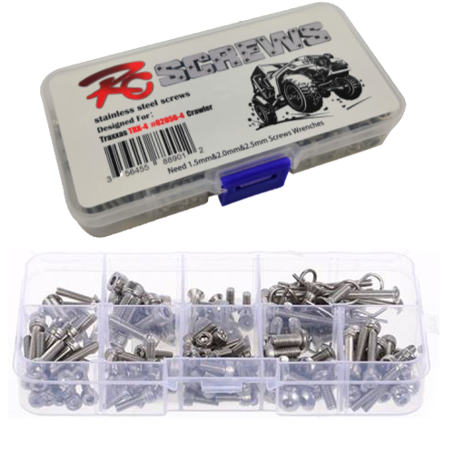 RCT Traxxas Slash Stainless Steel Screw Set Box - RCTEL03009