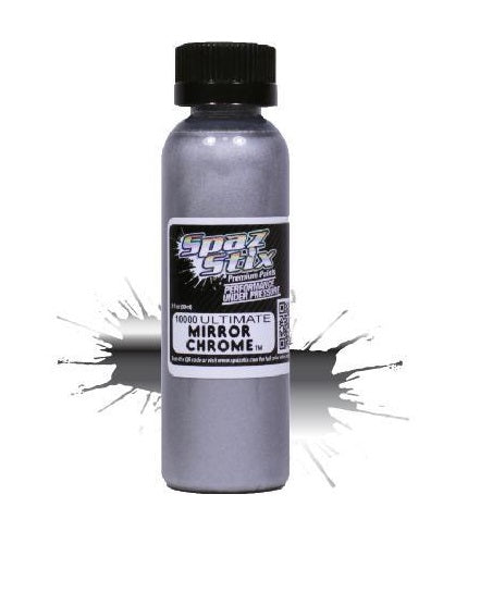 SPAZ STIX ULTIMATE MIRROR CHROME AIRBRUSH PAINT 2OZ - SZX10000