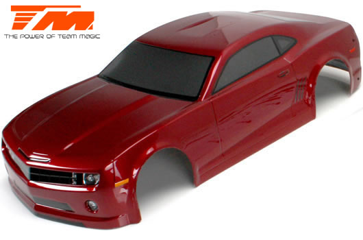 TEAM MAGIC 1:10 Camaro Body Shell Painted Red - TM503323DRA