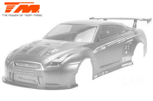 TEAM MAGIC 1:10 R35 190mm Clear Body Shell - TM503394C