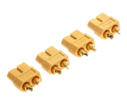 XT60 Plugs 4x Female - TRC-0105F