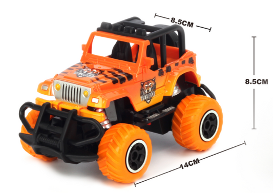 TRC 1:43 4Ch RC Orange Car RTR Req. 4x AA Batts - TRC-6146S-O