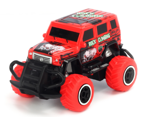 TRC 1:43 4Ch RC Red Car RTR Req. 4x AA Batts - TRC-6146T-R