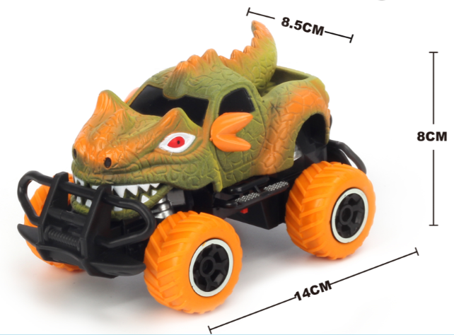 TRC 1:43 Mini Off-Road Graffito Monster Orange RTR Car Req. 4xAA Batts - TRC-6146X-O