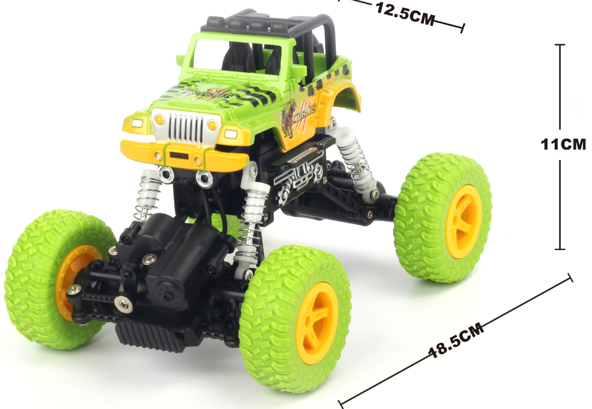 TRC 1:22 4WD graffito Jeep climber Green - TRC-6149S-G