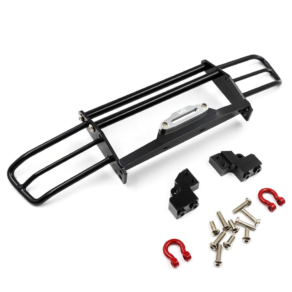 YEAH RACING Fr Bumper Black Aluminium for Traxxas TRX-4 2021 Ford Bronco - YEA-TRX4-101