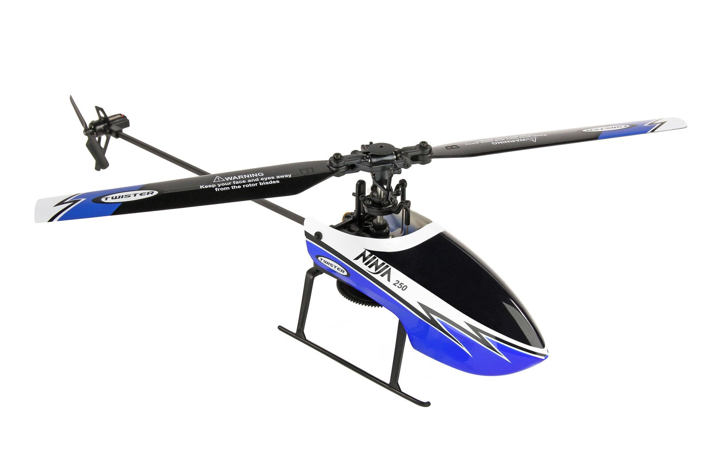 TWISTER Blue Ninja 250 Flybarless 6 Axis Heli RTF - TWST1001B