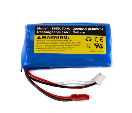 UDI 1200mah 7.4V Li-Ion Battery Red JST - U1601-012