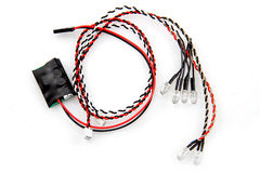 AXIAL LED Light Controller w/ 2x White & 4x Red Light Strings AX24257 - AXIC2425