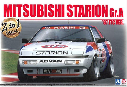 BEEMAX 1:24 Mitsubishi Starion Rally Group A 2-in-1 1:24 - BEE-24023