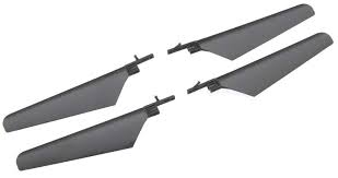 NIne Eagles Micro Heli Rotor Blades Black 4pcs - NIN-NE42510004