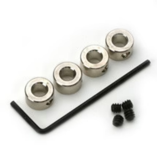 DUBRO 1/8in Dura-Collars w/ Grub Screws 4pcs/ea - DBR139