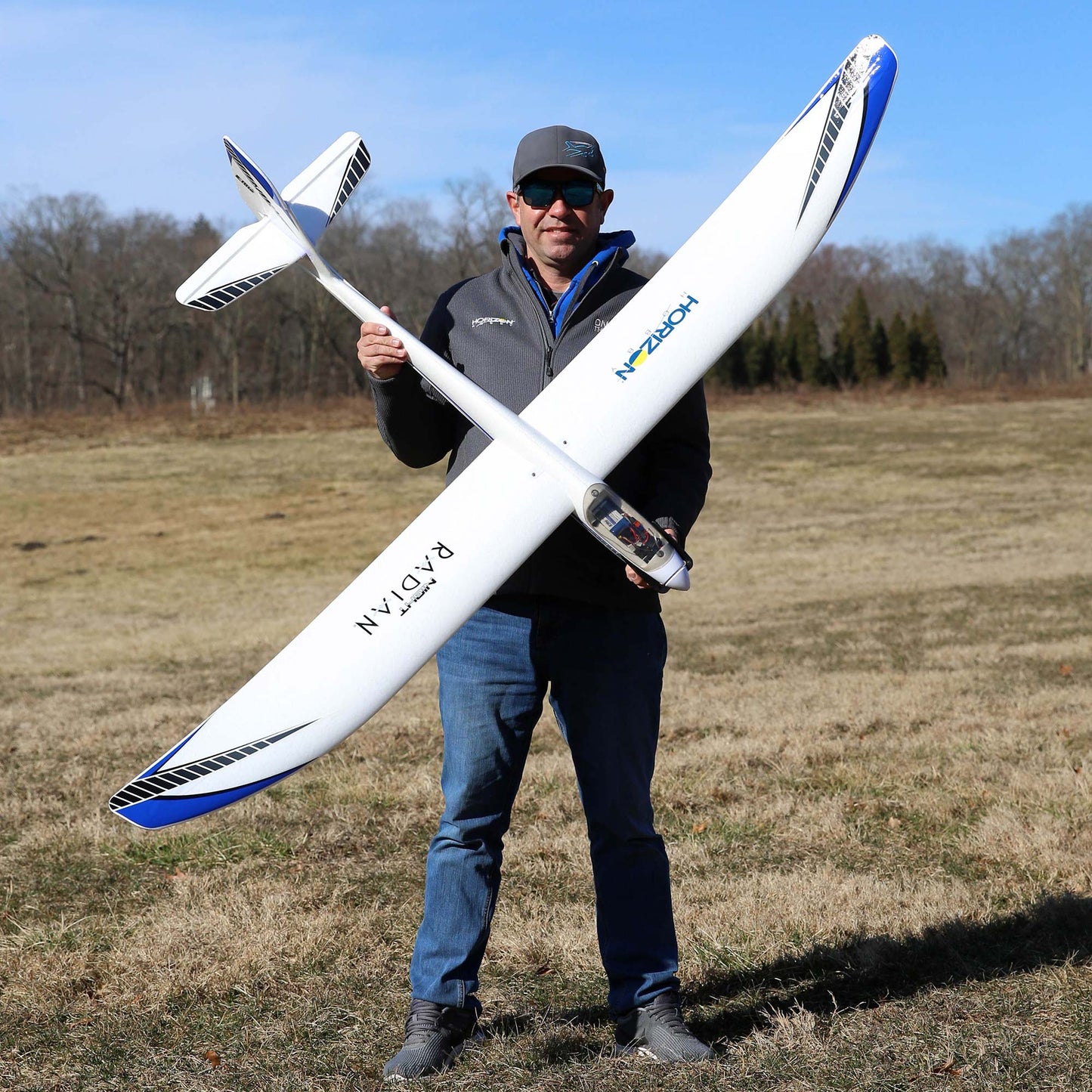 E-FLITE Night Radian 2.0m BNF Basic Electric Glider w/AS3X & SAFE - EFL36500