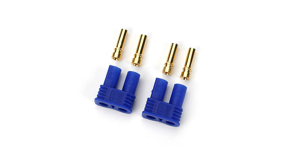 E-FLITE EC2 Female Connectors 2pcs - EFLAEC202