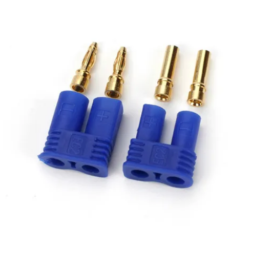 E-FLITE EC2 Male & Female Connectors 1pc/ea - EFLAEC203