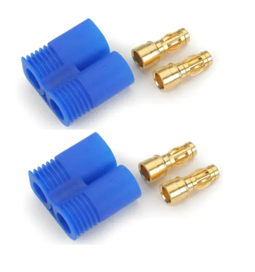 E-FLITE EC3 Male Connectors 3.5mm 2pcs - EFLAEC301