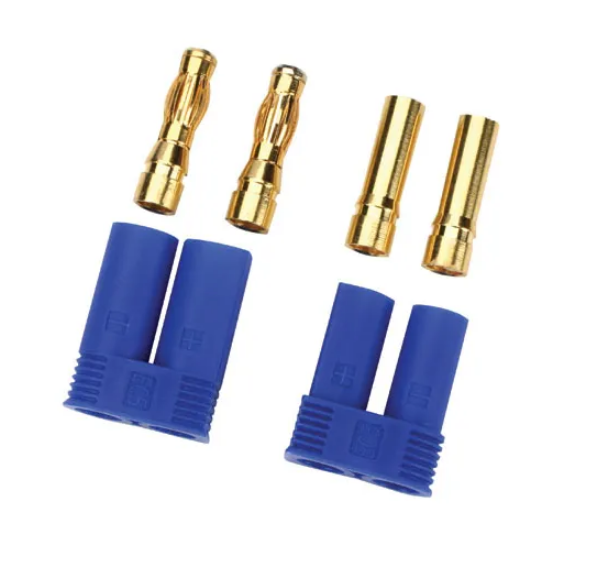 E-FLITE EC5 Male & Female Connectors 1pc/ea - EFLAEC503