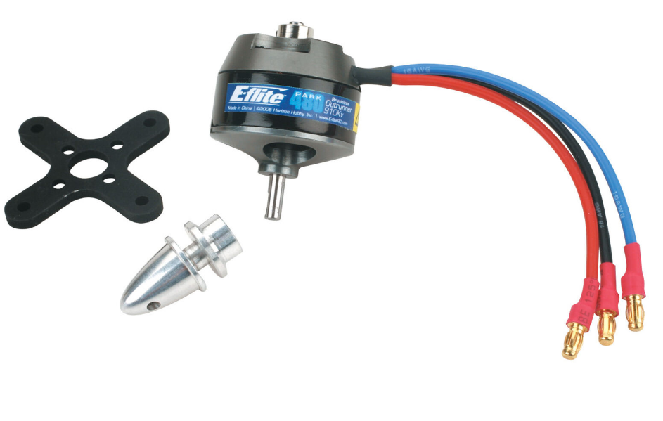 E-FLITE Park 480 910kv Brushless Outrunner Motor - EFLM1500