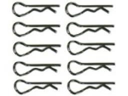 GV 1:10 Bent Body Clips 10pcs - EL120