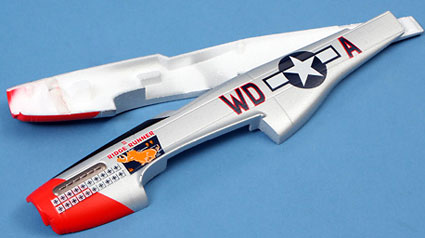 E-RC PAINTED FUSELAGE: MICRO P-51 - ERC2005