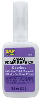 ZAP-O CA Foam Safe Glue 20g - PT-25