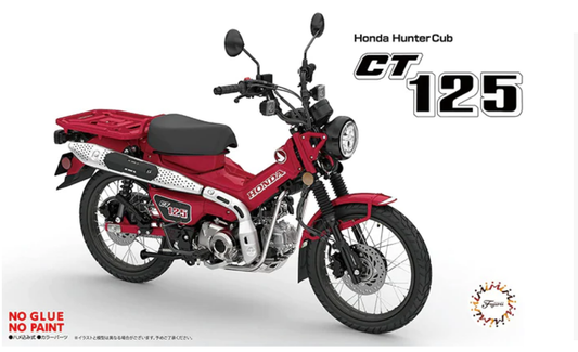 FUJIMI Honda CT125 Hunter Cub in Growing Red 1:12 - FUJ14191